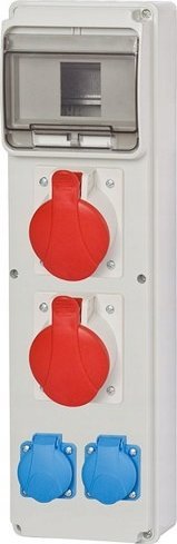 F-Elektro Rozdzielnica 6M ULISSE MAXI 2x32A/5P, 2x230V IP54