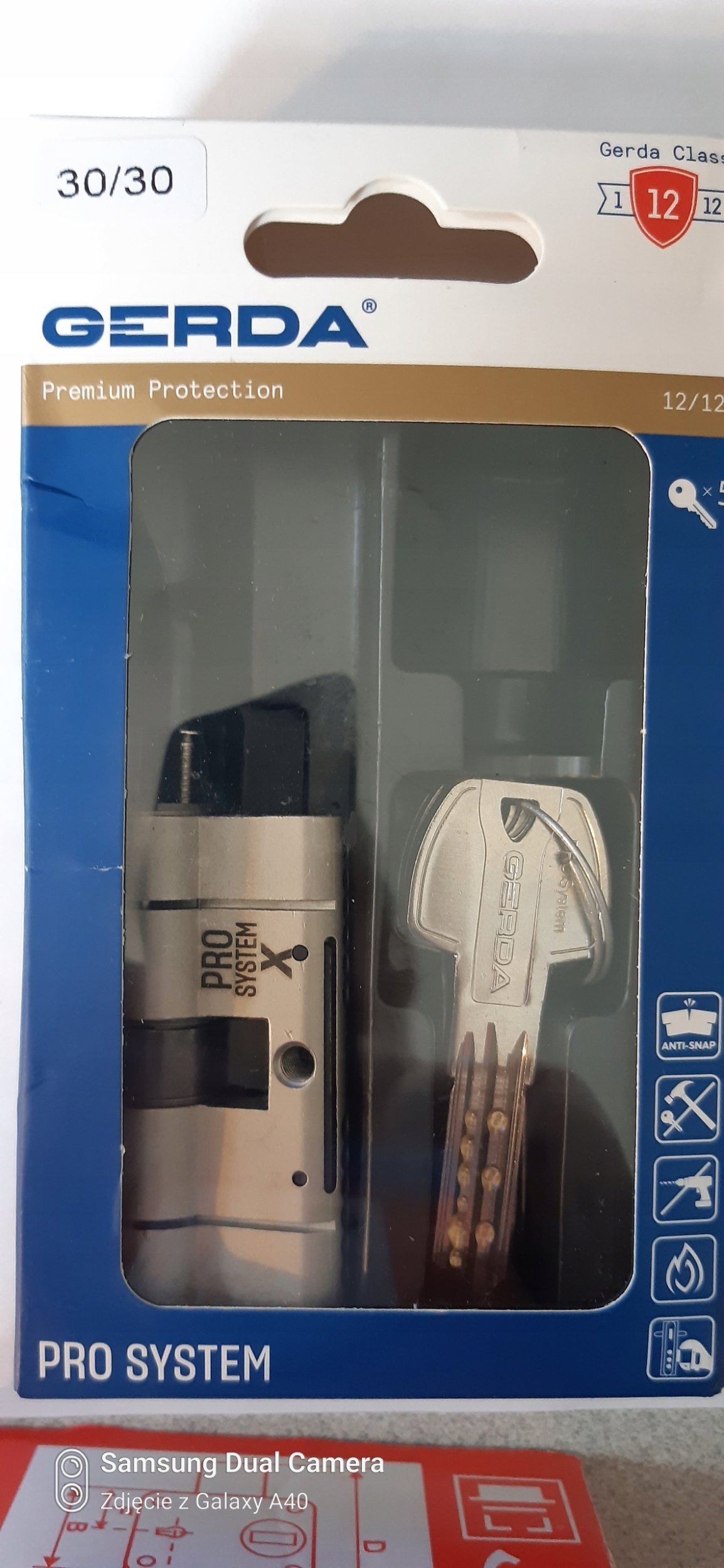 ZABI* WKÅADKA SYMETRYCZNA NIKIEL SATYNA 30/30 PRO SYSTEM PUDEÅKO