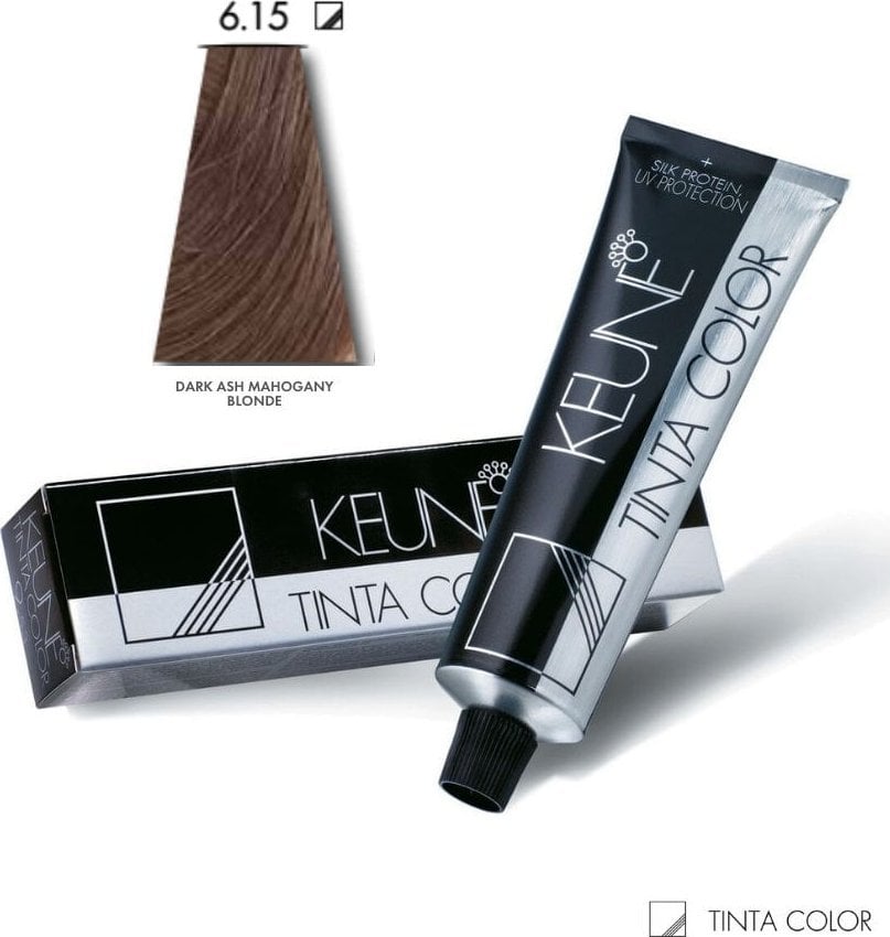Keune Keune, Tinta Color, Permanent Hair Dye, 6.15 Dark Ash Mahogany Blonde, 60 ml For Women