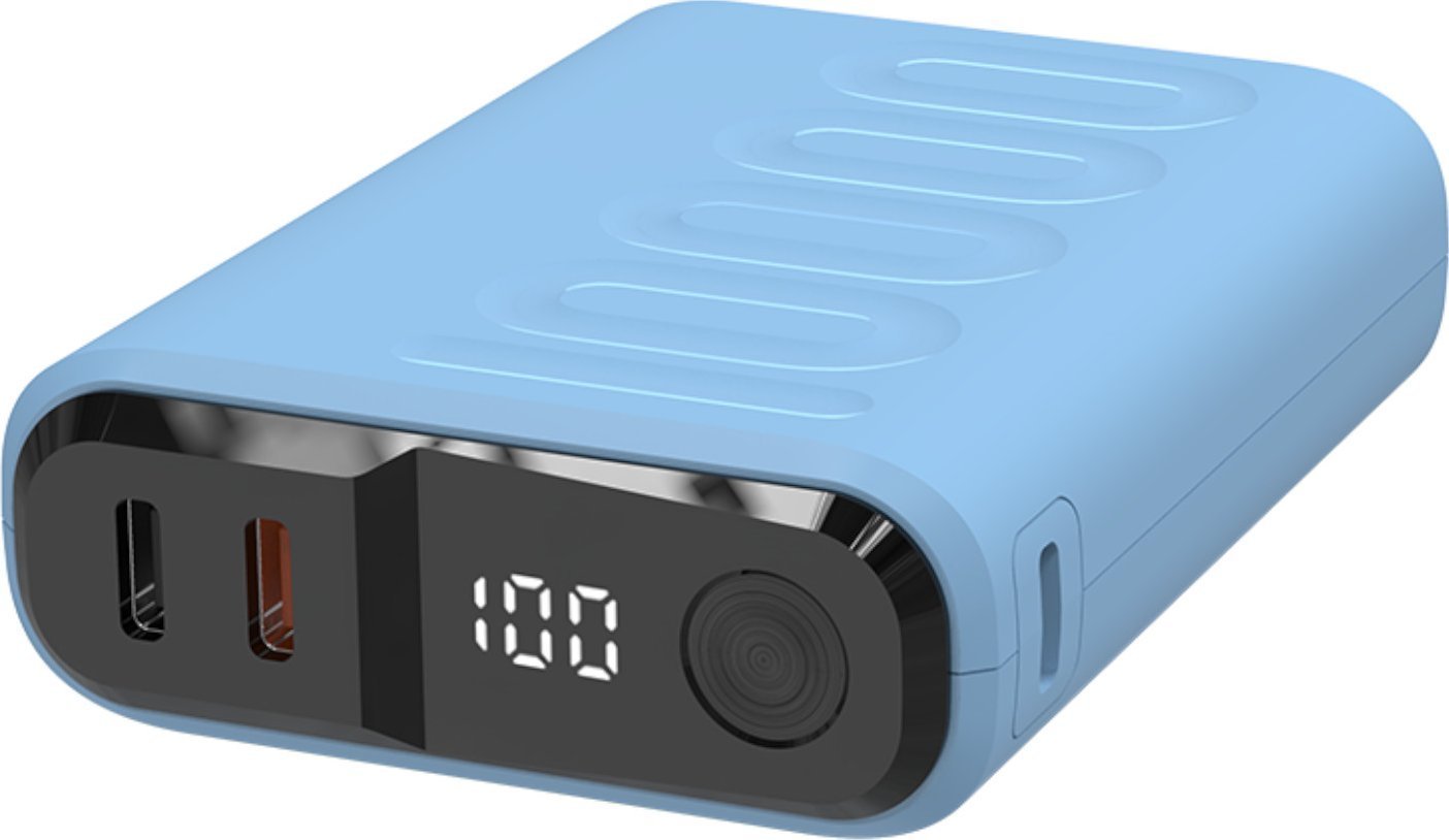 Realpower Powerbank realPower PB-10000C PD+ mit 3x Type-C,Purple