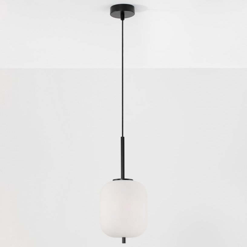 Lampa wisząca Luces Exclusivas Nowoczesna lampa wisząca Marc czarna do przedpokoju loftowy zwis