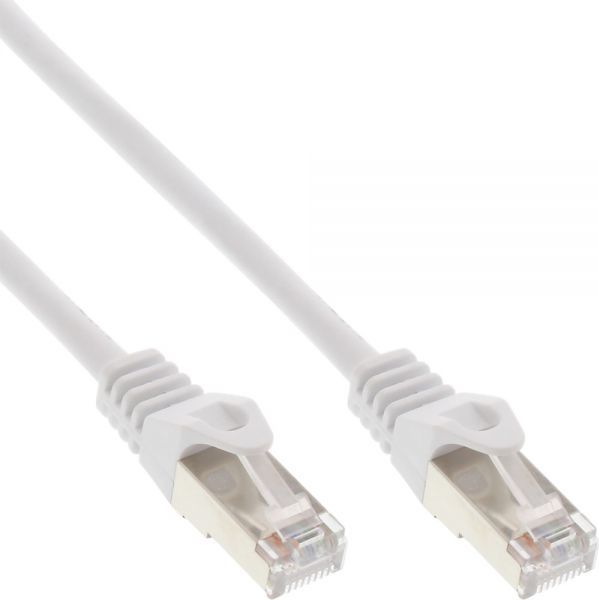 InLine Patchcord SF/UTP, Cat.5e, biały 5m (72505W)