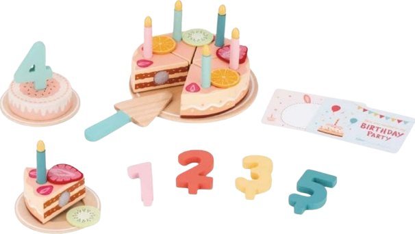WOODEN GAME BIRTHDAY CELEBRATION CAKE