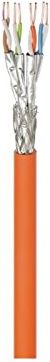 Goobay Wentronic Goobay Cat.7 Raw Cable A Network Cable, S / FTP (PiMF), Orange, 250 m - CU, AWG 23/1 (solid), LSZH (91889)