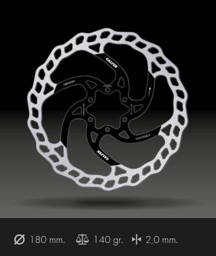 Shimano TARCZA HAMULCOWA GALFER 180MM, GRUBOŚĆ 2MM E-BIKE