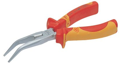 NWS Szczypce telefoniczne odgięte izolowane 205mm (NW141-49VDE-205)