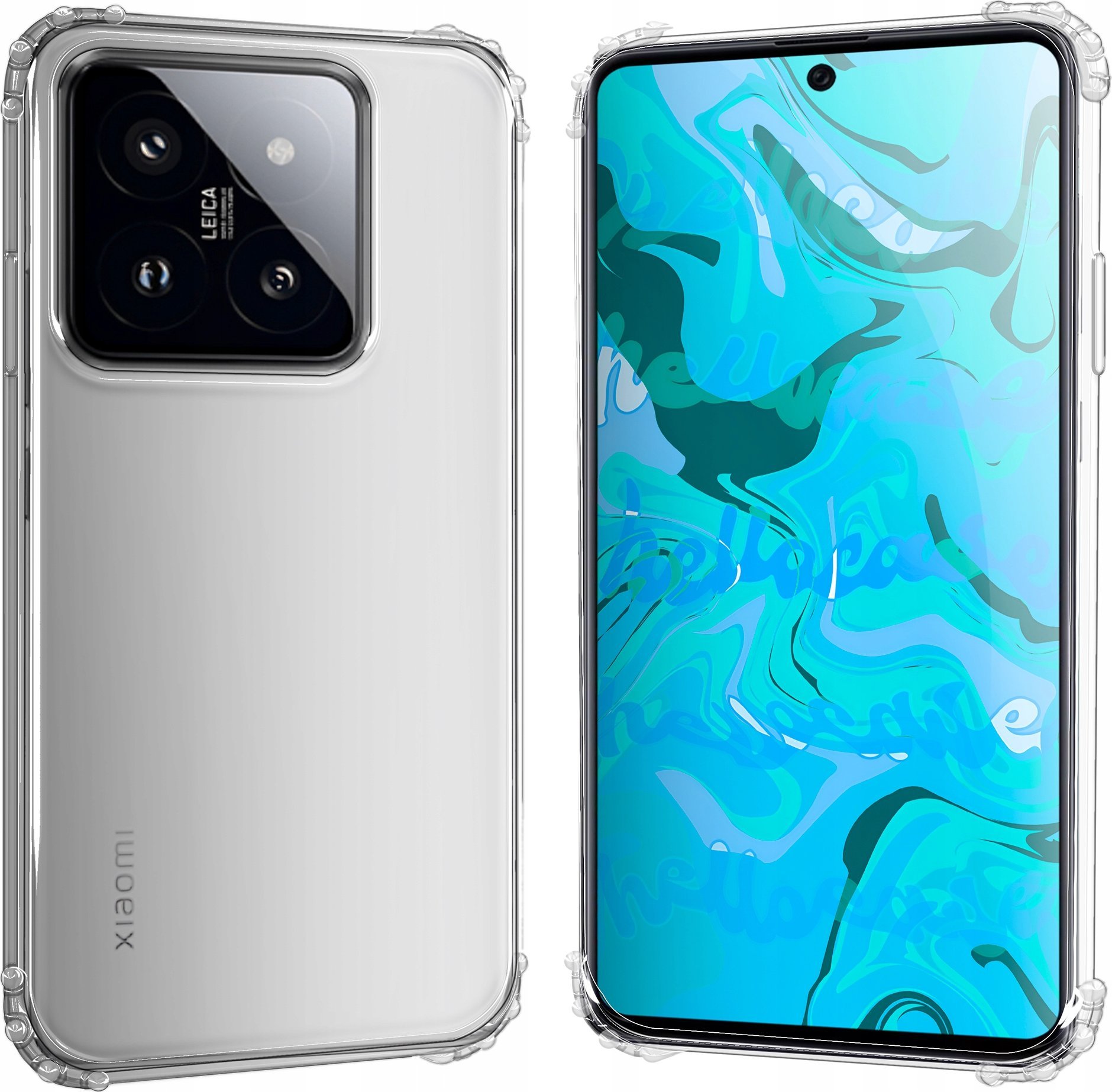 Hello Case ETUI PANCERNE DO XIAOMI 14 PRO | CASE SILIKON GUMOWE SLIM ANTI SHOCK