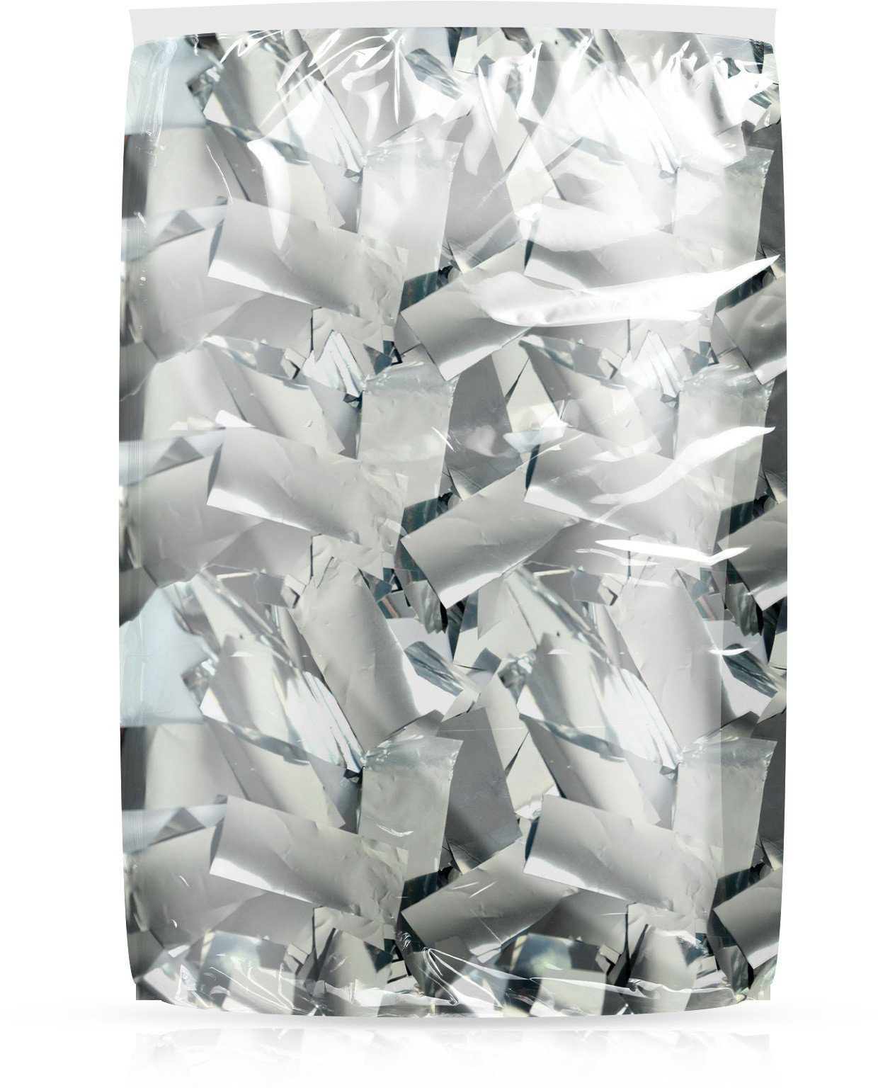 Konfetti metaliczne 1kg srebrne one size