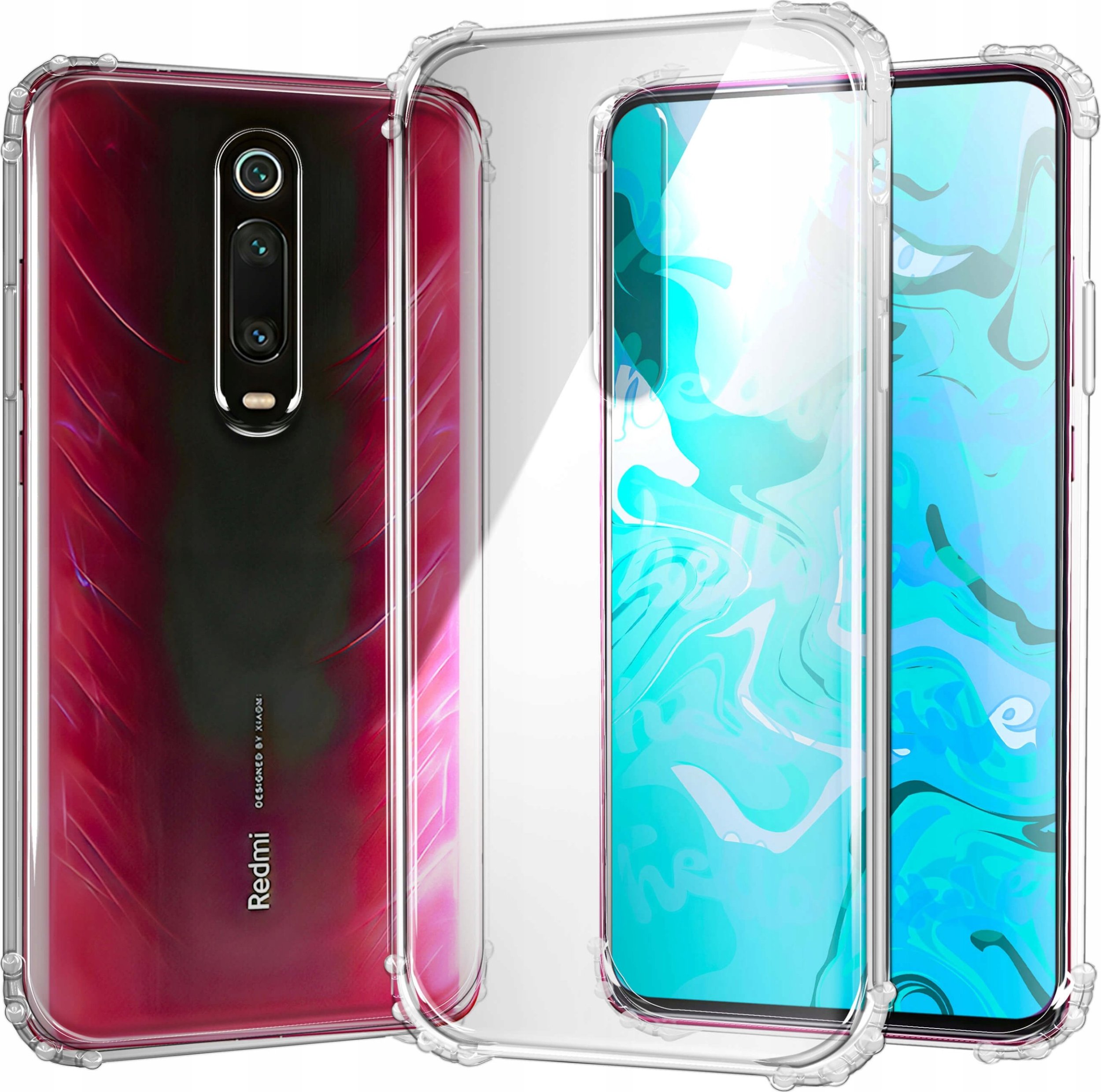 Hello Case ETUI PANCERNE DO XIAOMI REDMI K20 | CASE SILIKON GUMOWE SLIM SHOCK SZKŁO