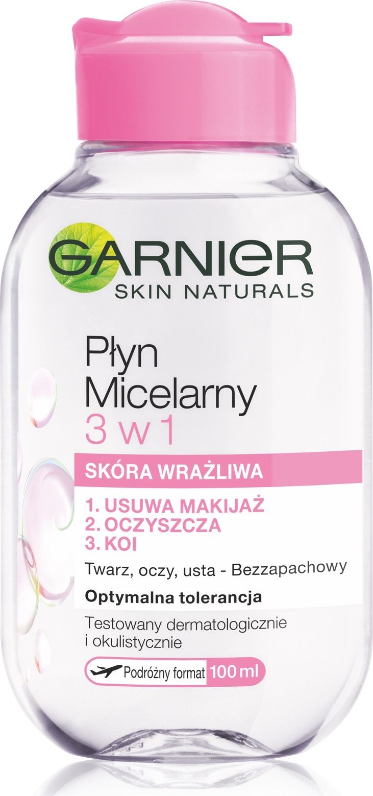Garnier Skin Naturals Płyn micelarny 3w1 - skóra wrażliwa 100ml