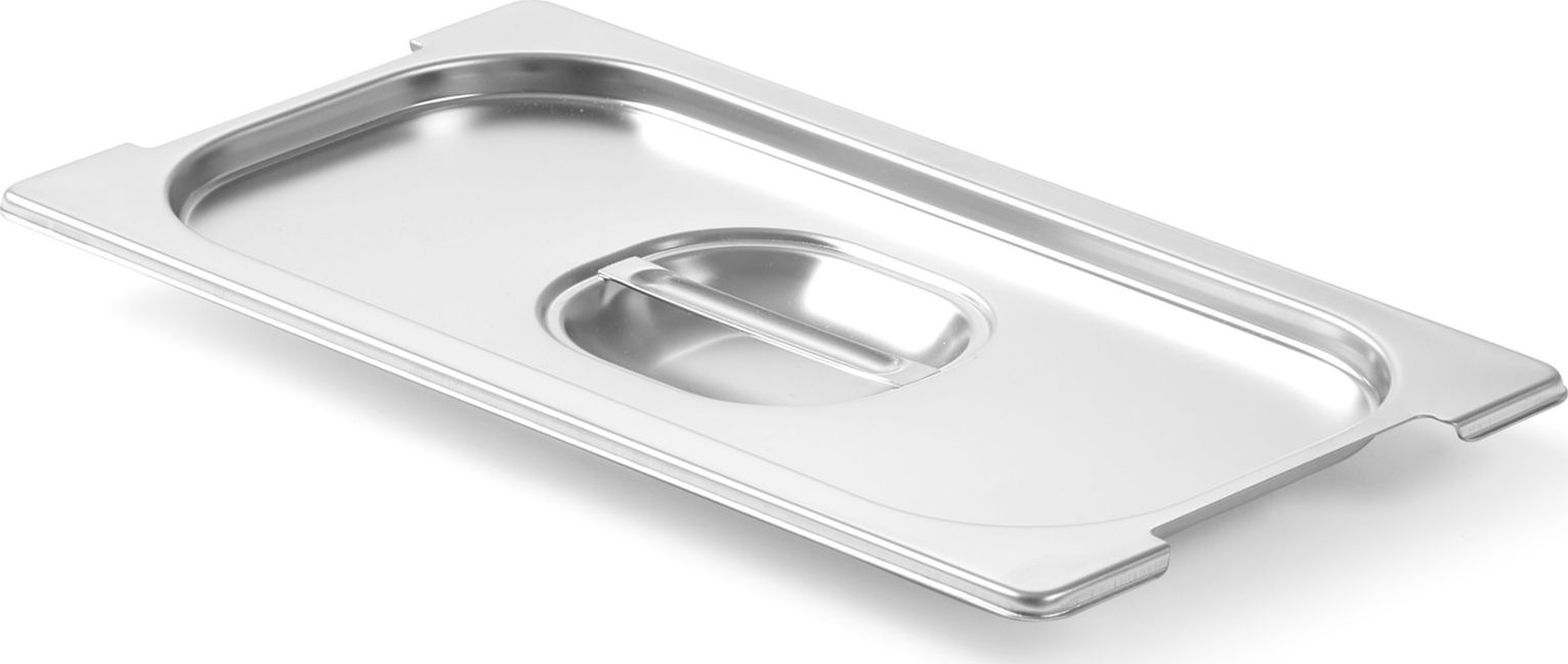 Hendi Pokrywka do pojemnika GN Profi Line z wycięciem na uchwyty GN1/3 325x176mm stal nierdzewna - Hendi 804230 Pokrywka do pojemnika GN Profi Line z