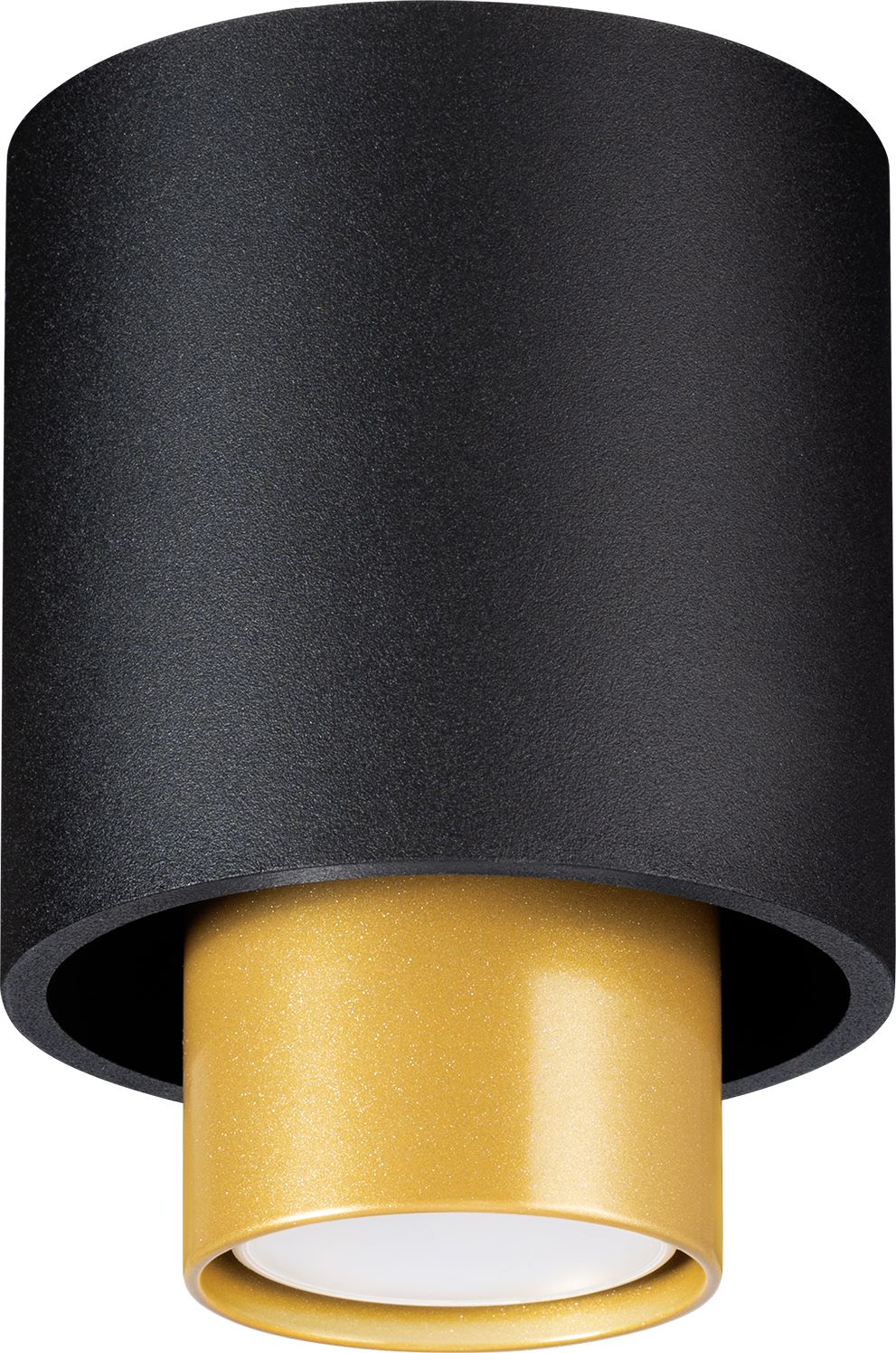 Lampa sufitowa Sollux Do przedpokoju lampa natynkowa LED Ready czarna Sollux NESI SL.0982