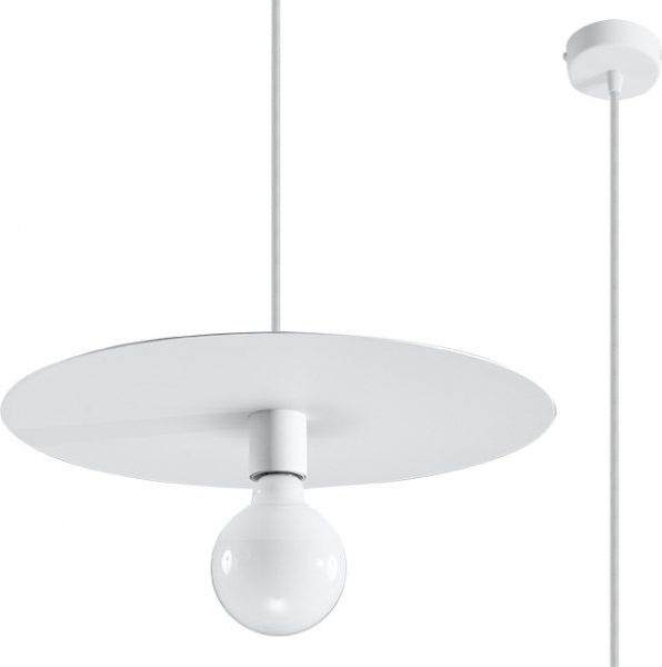 Lampa wisząca Sollux Lampa wisząca FLAVIO biała