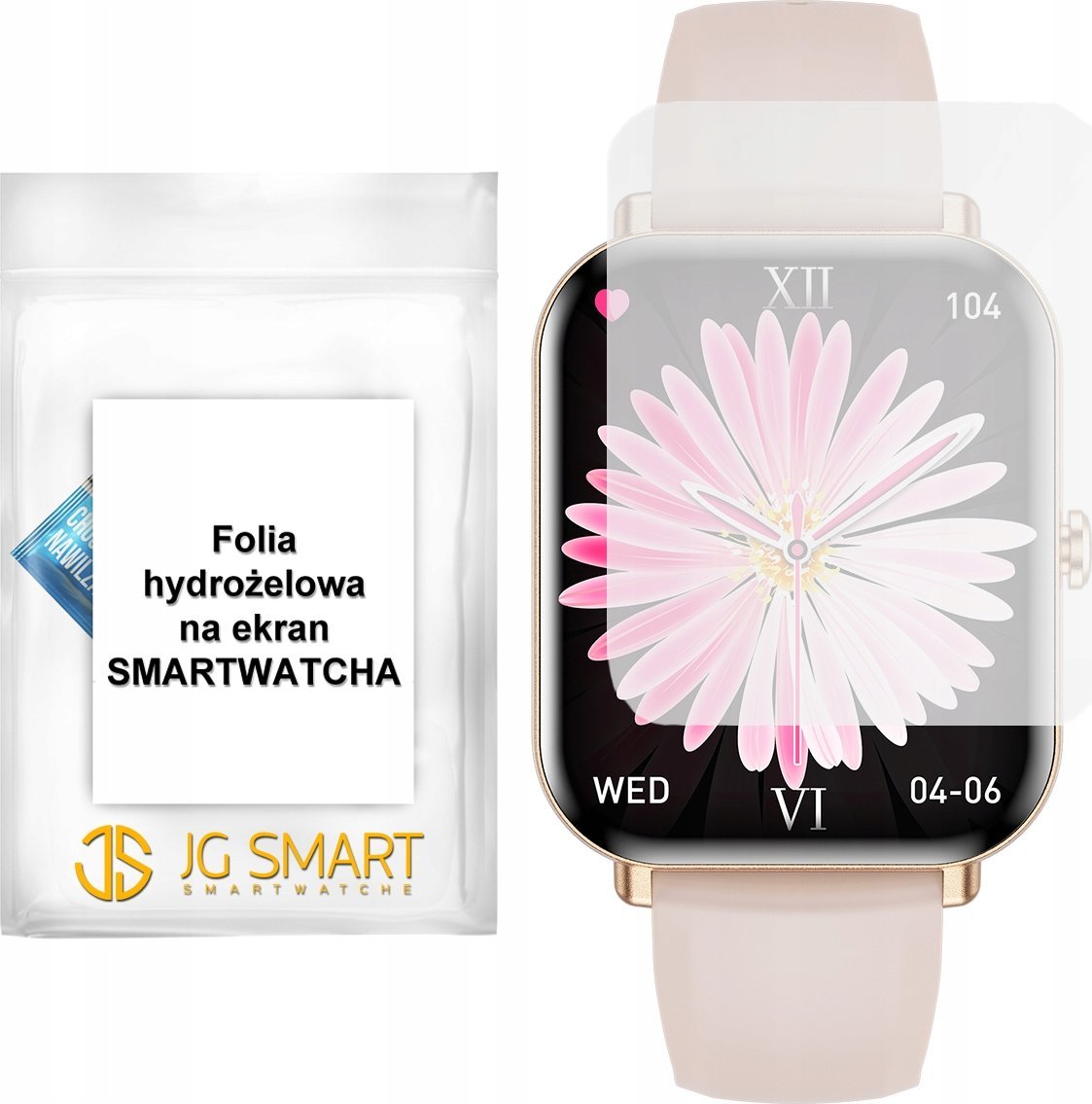 Folia ochronna na ekran smartwatcha JG SMART JGS-03 FOLIA HYDROŻELOWA