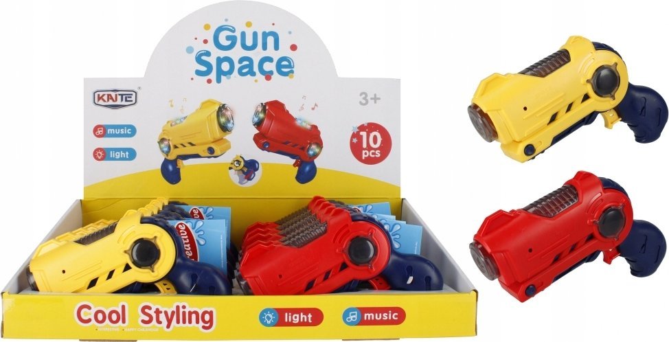 Mega Creative PISTOLET B/O 15CM MIX2 DISP 10/120