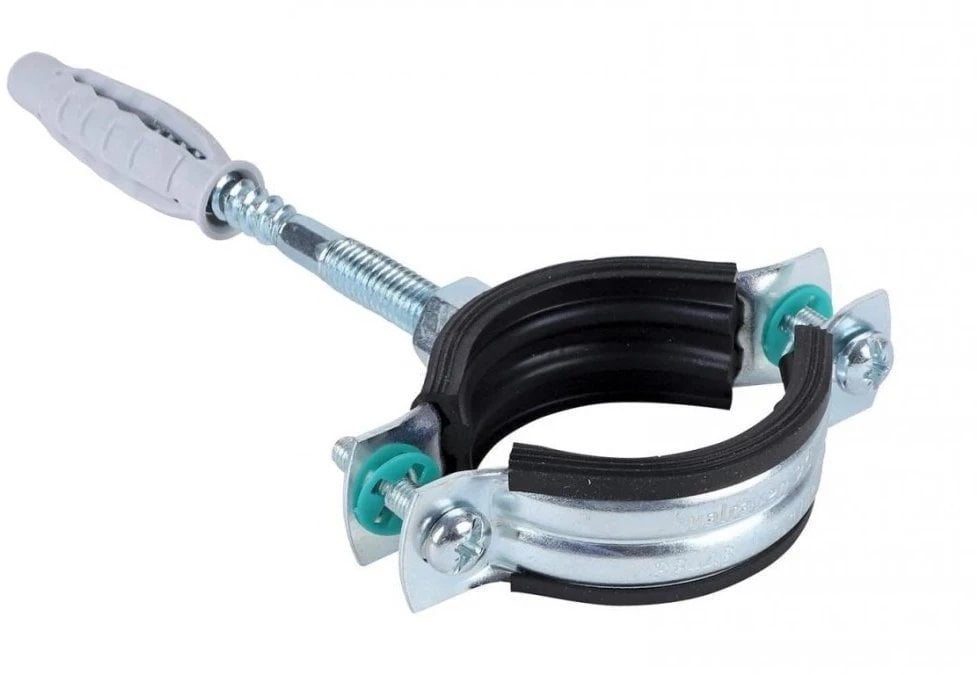 2S Obejma z okładziną Set M8/10 195-205mm