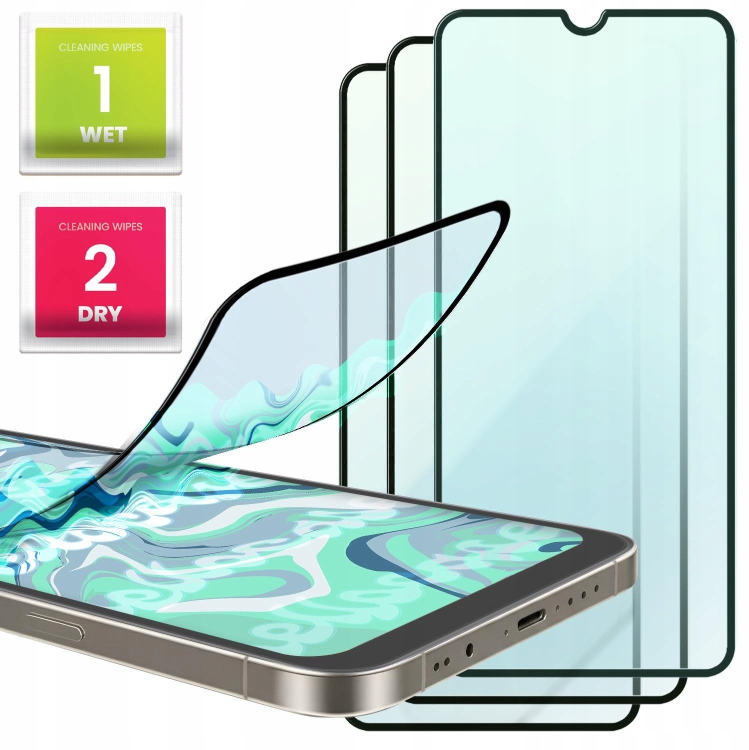 MyScreen Protector 3-PAK Szkło Hybrydowe Do Samsung Galaxy A50 / A20 / A30