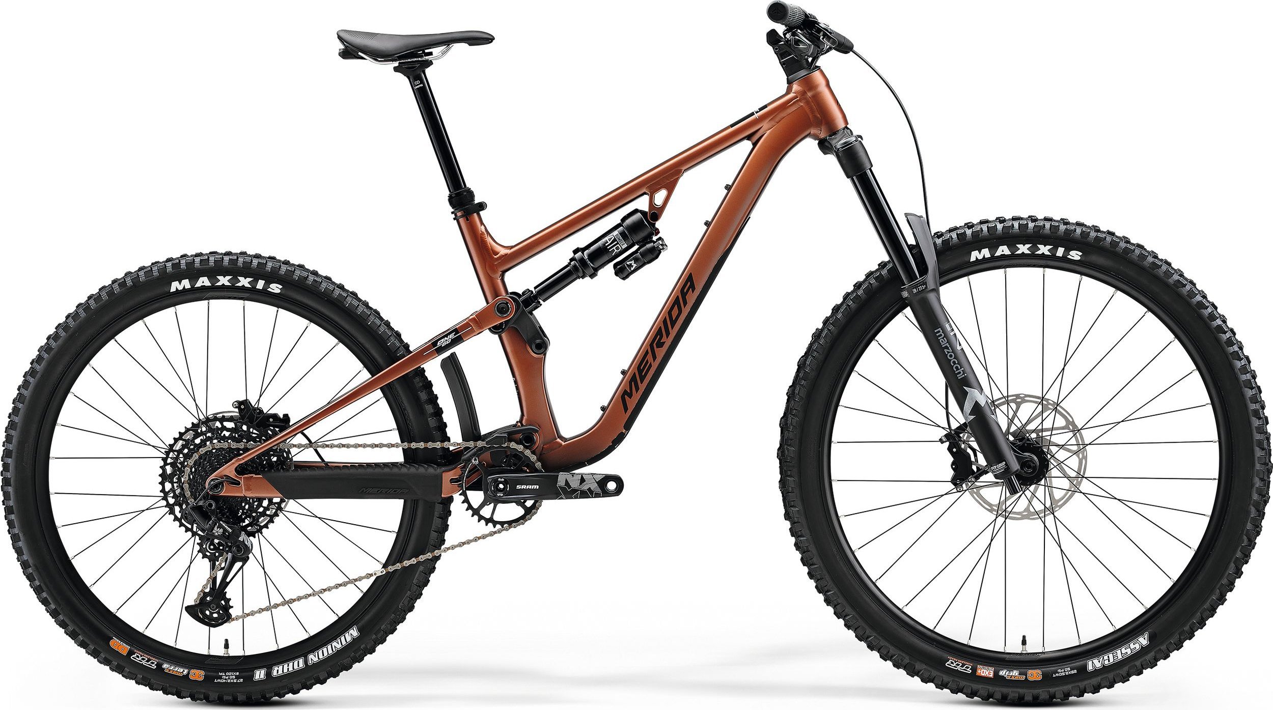 MERIDA ONE-SIXTY 700 29"/27,5" 24' Wybierz rozmiar ramy: L, Wybierz kolor: SILK BRONZE(BLACK/WHITE)