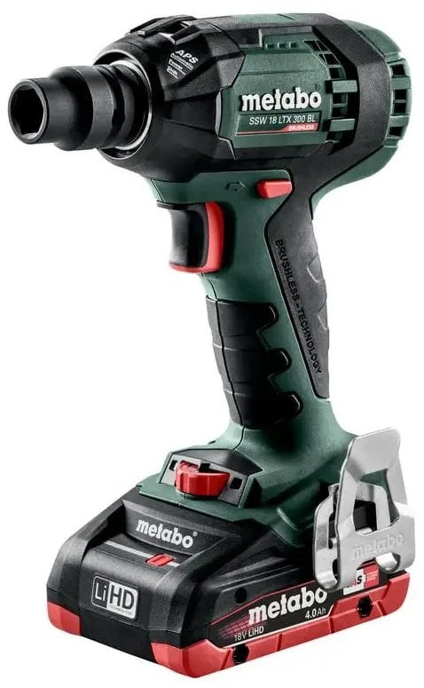 Klucz udarowy Metabo METABO.IMPACT WRENCH SSW 18 LTX 300 BL 2x4.0Ah LiHD METABOX