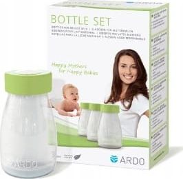Ardo Butelka do przechowywania pokarmu 150ml wielorazowa 3szt. Bottle Set Ardo