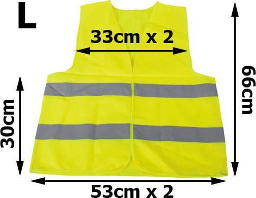 Pako Kamizelka Odblaskowa Żółta (L)