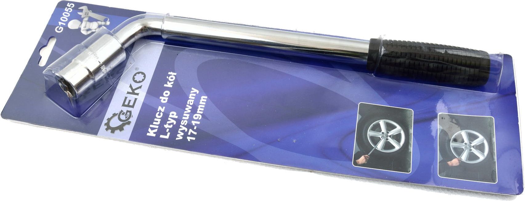 Geko Klucz do kół L typ wysuwany 17-19mm (G10055)