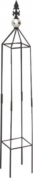 Metalowa pergola ogrodowa 99x14x14cm Kwadratowa podpora dla roślin pnących