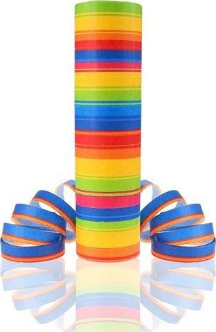 GoDan Serpentyna tęczowe paski - 4 m - 1 szt. uniwersalny