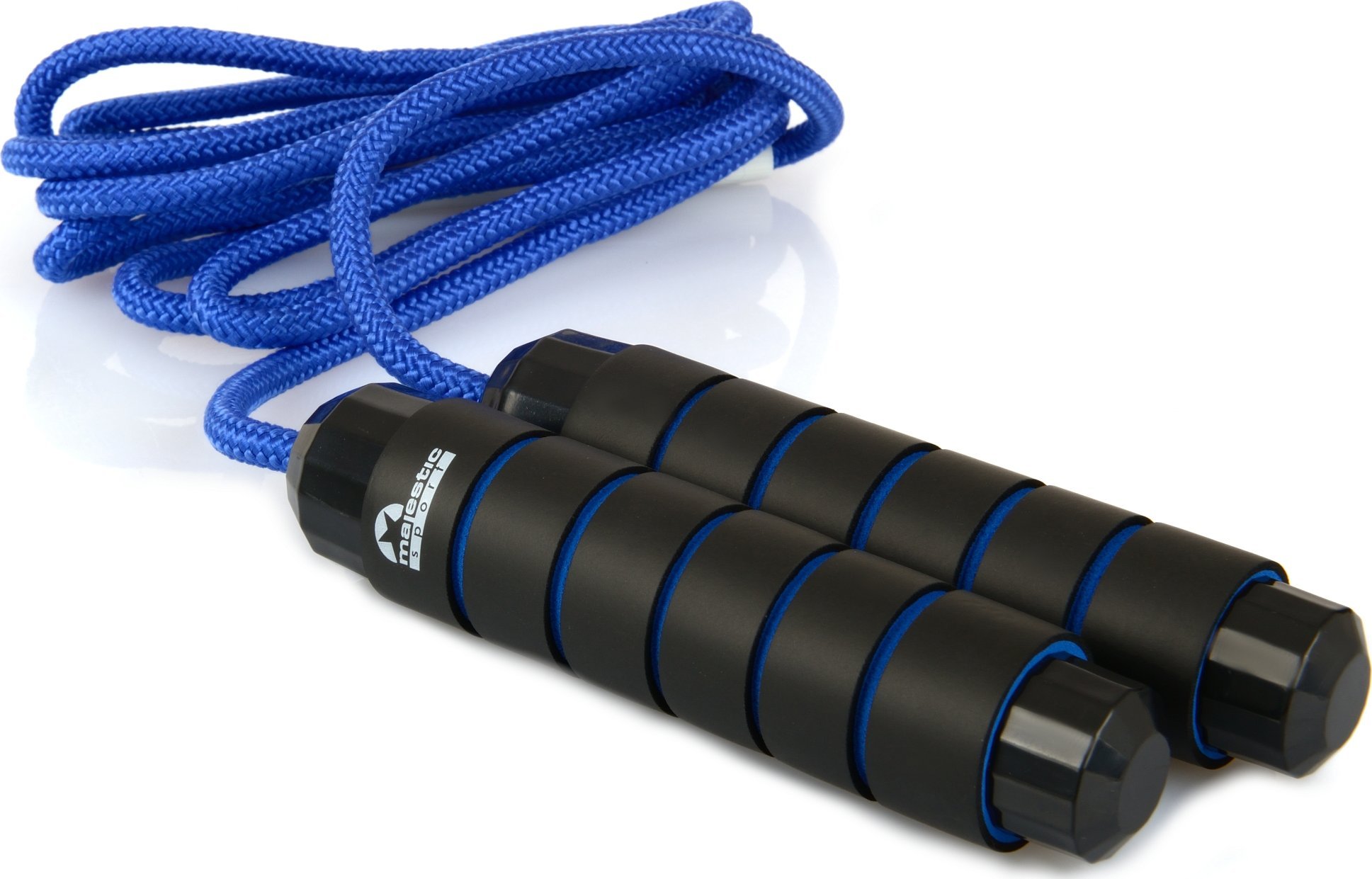 Skakanka sznurowa Majestic Sport 2,8 m niebieska