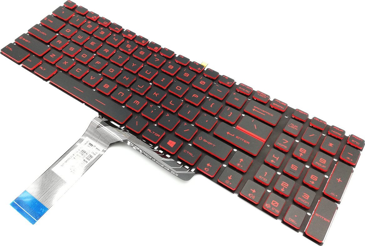 Klawiatura Ultra Parts Klawiatura do MSI GE62 GL62 GE72 WS60 PE60 GV62 GE65 GE75 Leopard Podświetlana