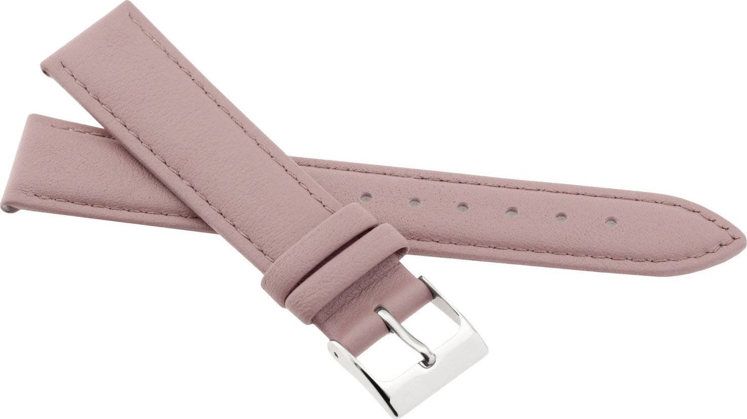 JVD Skórzany pasek do zegarka 18 mm JVD R41421-18 ciepłe kakao