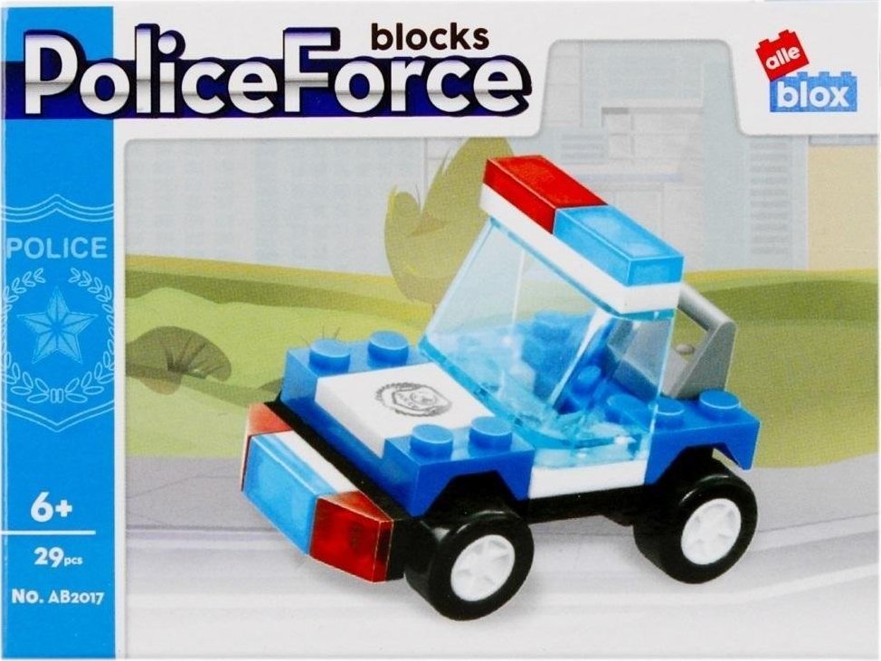 ALLEBLOX Klocki konstrukcyjne Policja ALLEBOX