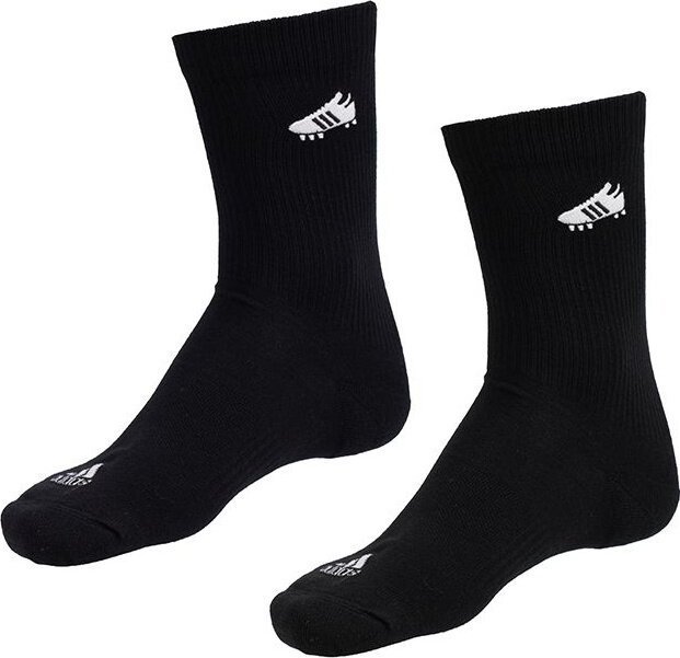 Adidas Skarpety adidas Soccer Boot Embroidered czarne IB3271 46-48