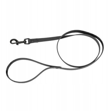 Barry King Smycz dla psa z wytrzymałą gumą, czarny, 16mm/1,2m