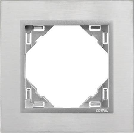 Efapel EFAPEL METALLO RAMKA 1-KROTNA STAL INOX ALUMINIUM 90910 TIA