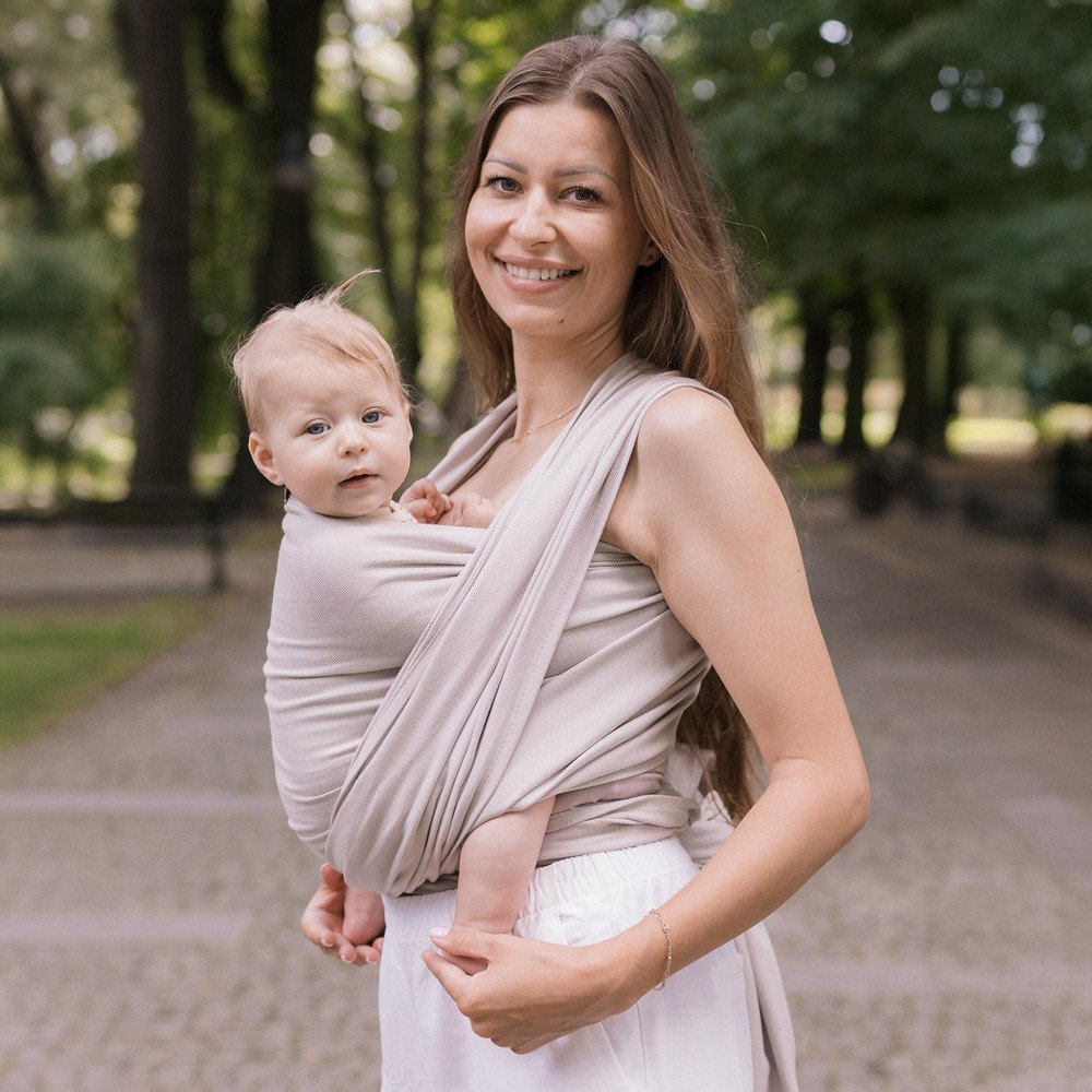 Chusta tkana Zaffiro Be Close - Rome: Beige (4.6m.) U