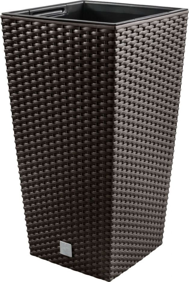 Prosperplast Doniczka z wkładem Rato Square DRTS300 umbra