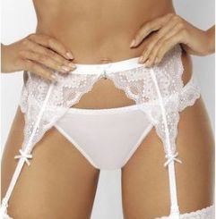 MAT Lingerie Stringi S-0129/4 Gaila Białe r.L