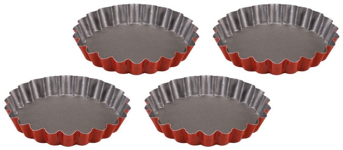 Tartaletes forminu komplekts 4 gab. Rossana O 12 x 1 9cm 8006043017106
