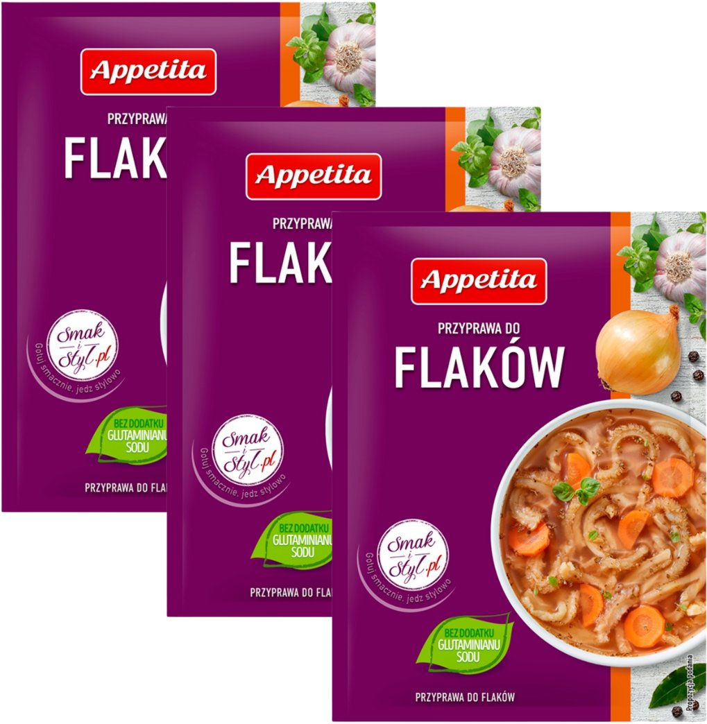Appetita Przyprawa do flaków 20 g x 3 sztuki