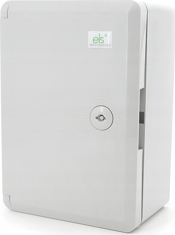 ELS Elektrotechnika ELS ELEKTROTECHNIKA SKRZYNKA SZAFA OBUDOWA ABS PLASTIKOWA ROZDZIELNICA NATYNKOWA 31x22x14 cm 310x220x140 mm