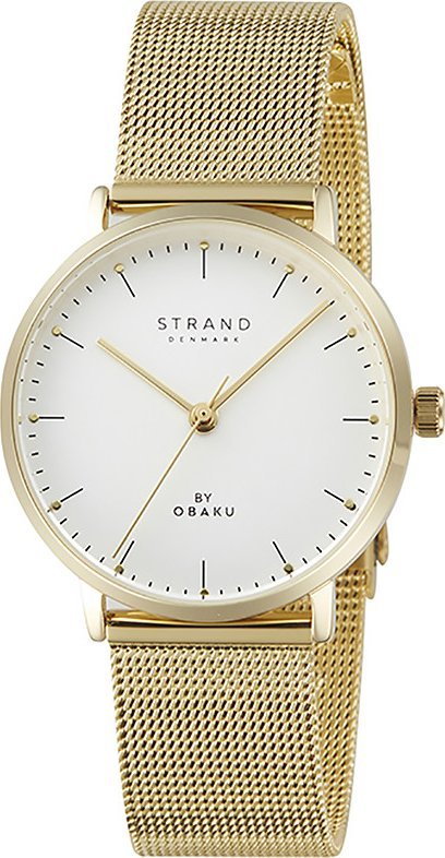 Zegarek Strand Zegarek damski Strand S725LXGIMG-DG złoty