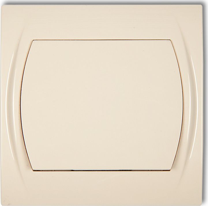 Karlik LOGO Łącznik jednobiegunowy beżowy 1LWP-1