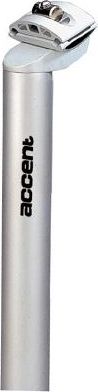 Accent Wspornik siodła amortyzowany Accent SP-886 350mm srebrny 30,8 mm