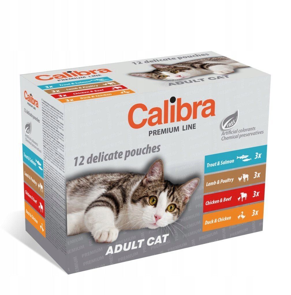 CALIBRA CAT premium adult multipack 12x100g