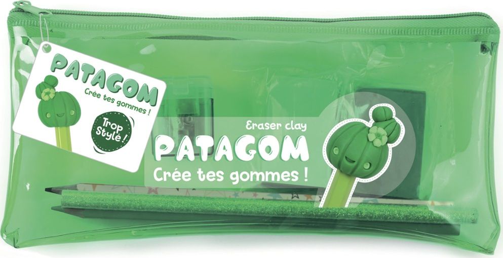 Graine Creative Zestaw Piórnik z masą Patagom Kaktus