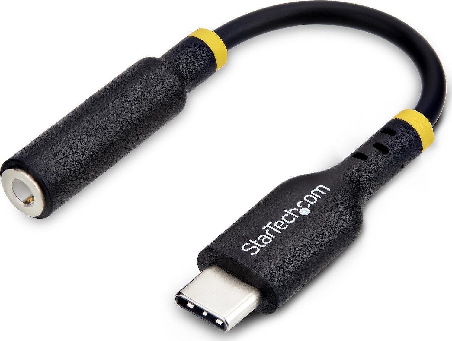 StarTech USBCAUDIO2 zmieniacz płci / kabli USB Type-C 2.0 3,5 mm Czarny