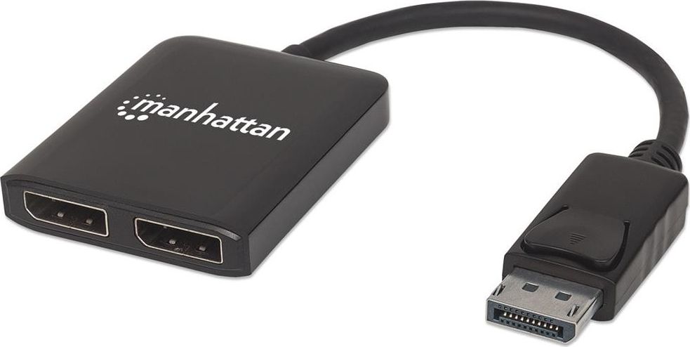Manhattan Rozdzielacz AV Splitter DisplayPort 1x2 4K*30Hz MST Hub (207768)