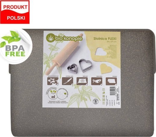 Practic Stolnica Flexi 39x29 cm z dodatkiem bio konopi kolor land