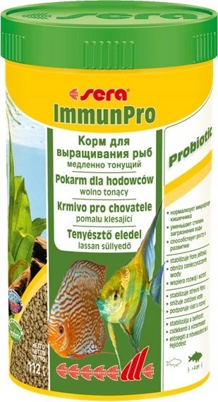 Sera ImmunPro Nature 250 ml - pokarm wolnotonący dla ryb powyżej 4cm